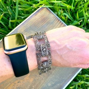 Very Old Silver Filigree Bracelet